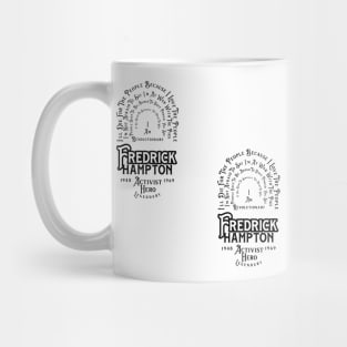 Frederick Hampton Quotes Retro Badge Mug